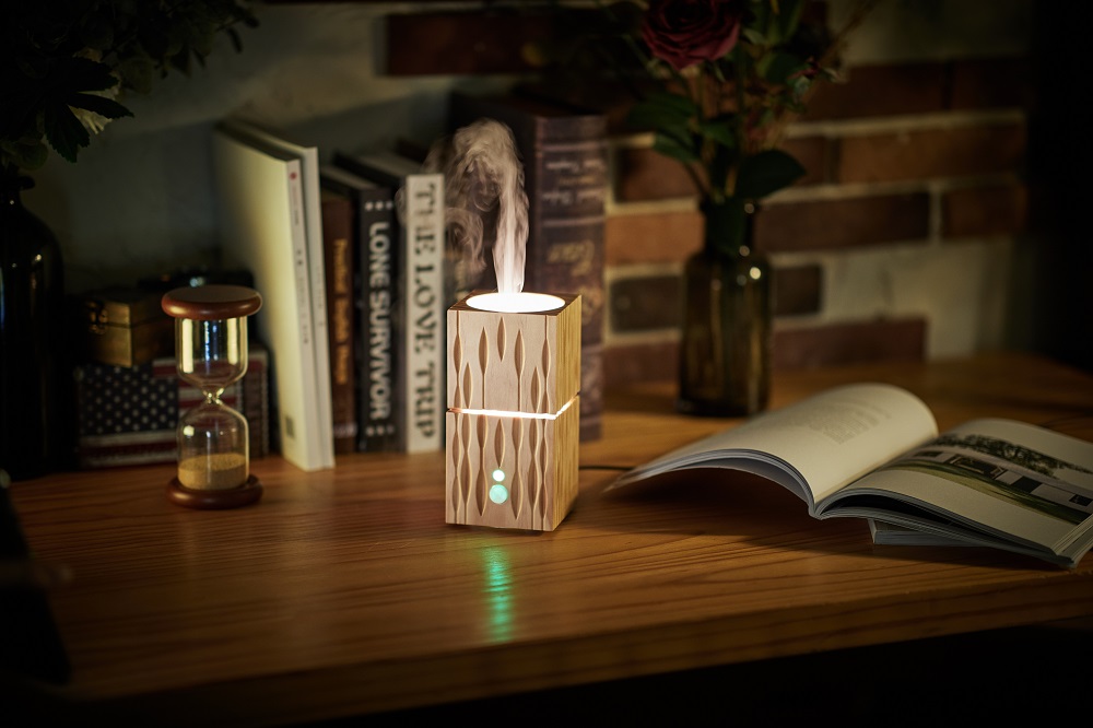 精雕原木香氛水氧机